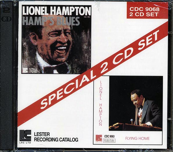 lionel hampton hamp's blues + flying home (2 albums on 2 cds) (21 tracks) (2xcd)