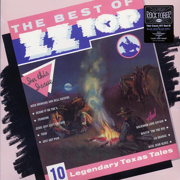 zz top the best of zz top (blue vinyl)