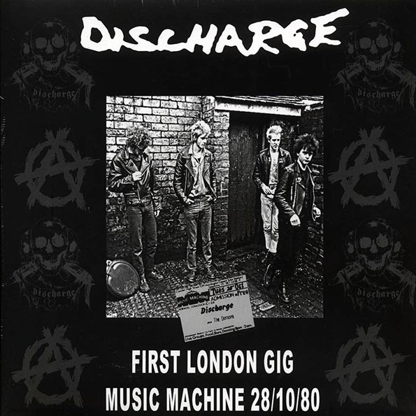 discharge first london gig: music machine 28/10/80 (ltd. ed.) (clear vinyl) discharge first london gig: music machine 28/10/80 (ltd. ed.) (clear vinyl)