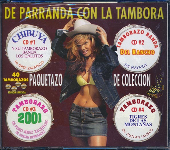 various de parranda con la tambora: paquetazo de coleccion (40 tracks) (4xcd)