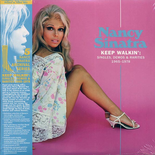 nancy sinatra keep walkin': singles, demos & rarities 1965 1978 (2xlp) (yellow vinyl) (rti press)