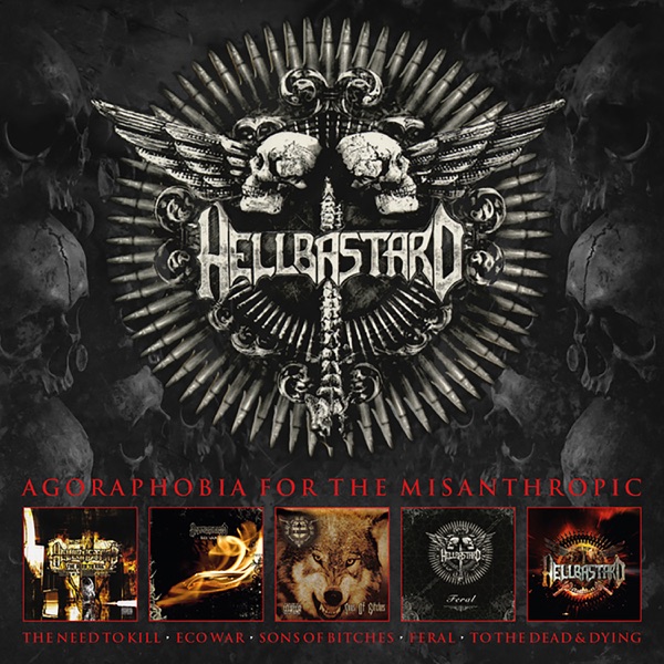 hellbastard agoraphobia for the misanthropic (40 tracks) (4xcd)