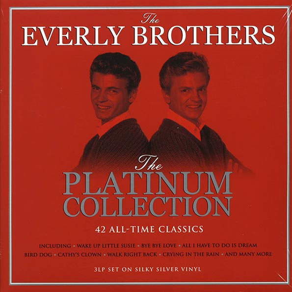 the everly brothers the platinum collection (3xlp) (silver vinyl)