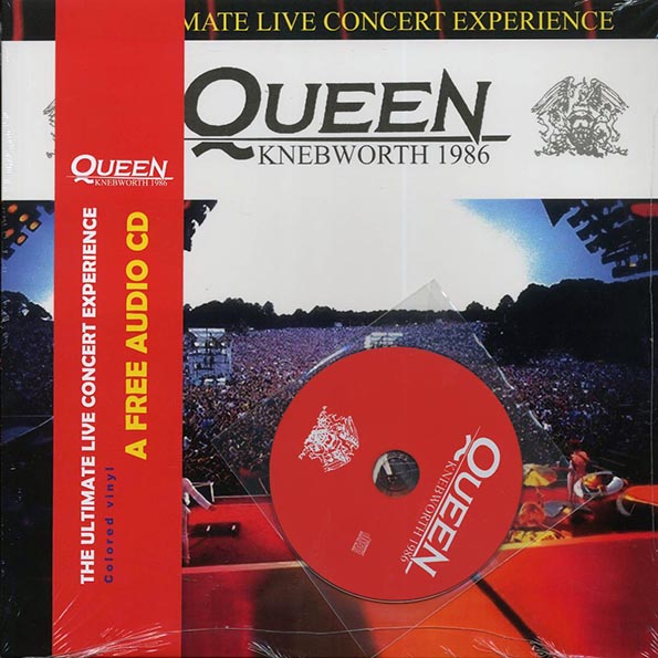queen knebworth 1986 (numbered ltd.ed.) (colored vinyl) (incl. cd)