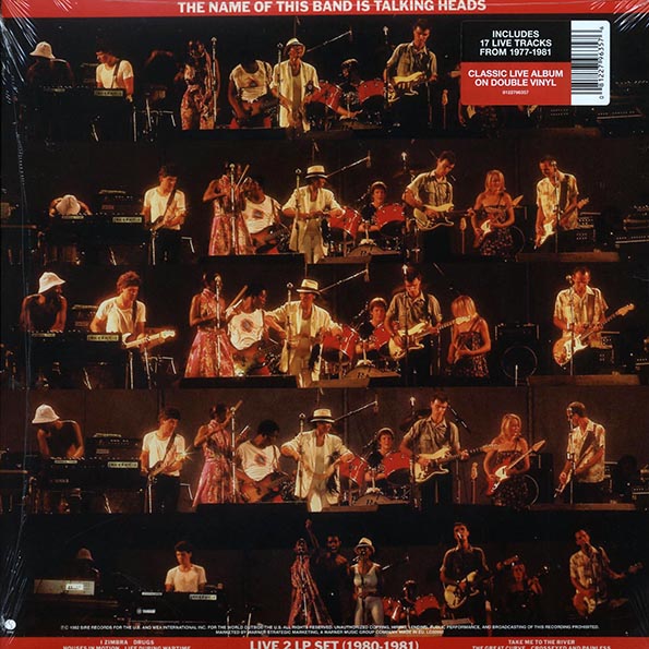 talking heads the name of this band is talking heads (2xlp) (180g)