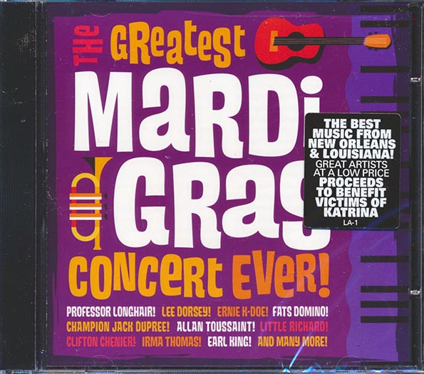 fats domino, leo dorsey, allan toussaint, etc. the greatest mardi gras concert ever!