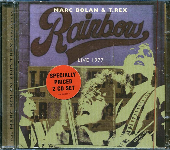 marc bolan & t rex rainbow: live 1977 (2xcd) (marked/ltd stock)