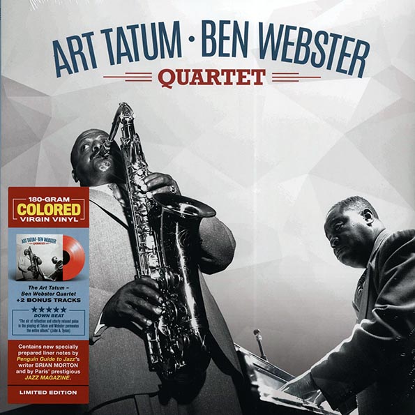 art tatum ben webster quartet art tatum ben webster quartet (+2 bonus tracks) (ltd. ed.) (180g) (red vinyl)