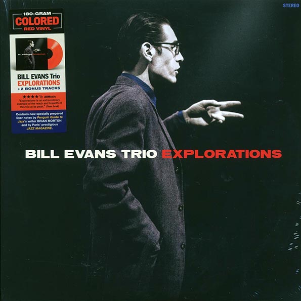 bill evans trio explorations (+2 bonus tracks) (ltd. ed.) (180g) (red vinyl) bill evans trio explorations (+2 bonus tracks) (ltd. ed.) (180g) (red vinyl)