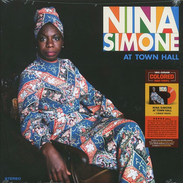 nina simone nina simone at town hall (+2 bonus tracks) (ltd. ed.) (180g) (red vinyl)