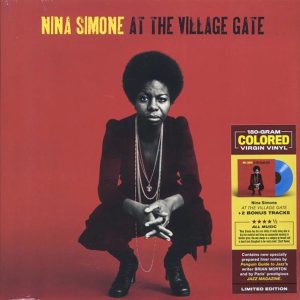 nina simone at the village gate (+2 bonus tracks) (ltd. ed.) (180g) (blue vinyl)