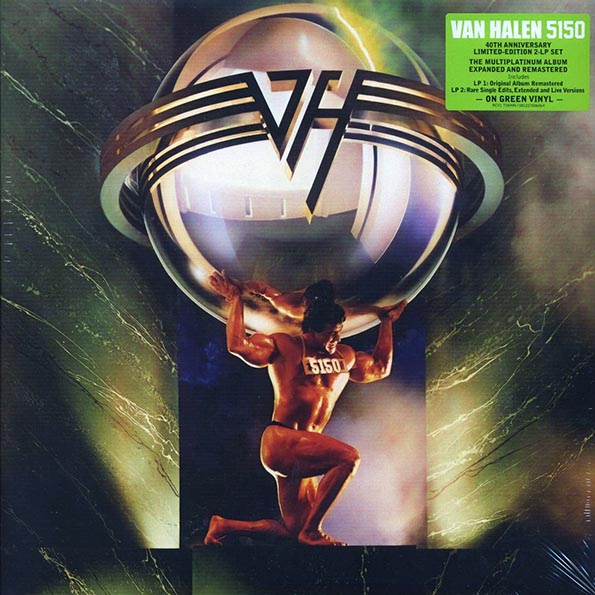 van halen 5150 (40th anniv. ed.) (+8 bonus tracks) (ltd. ed.) (2xlp) (green vinyl)