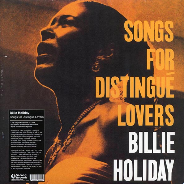 billie holiday songs for distingue lovers (180g) (orange vinyl)