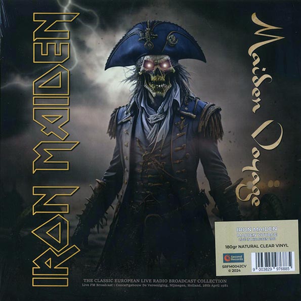 iron maiden maiden voyage: concertgebouw de vereeniging, nijmegam, holland (180g) (clear vinyl)