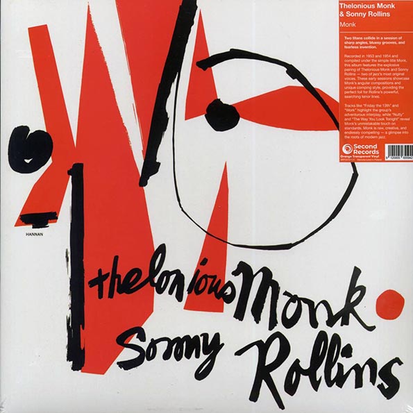 thelonious monk, sonny rollins monk (180g) (orange vinyl)